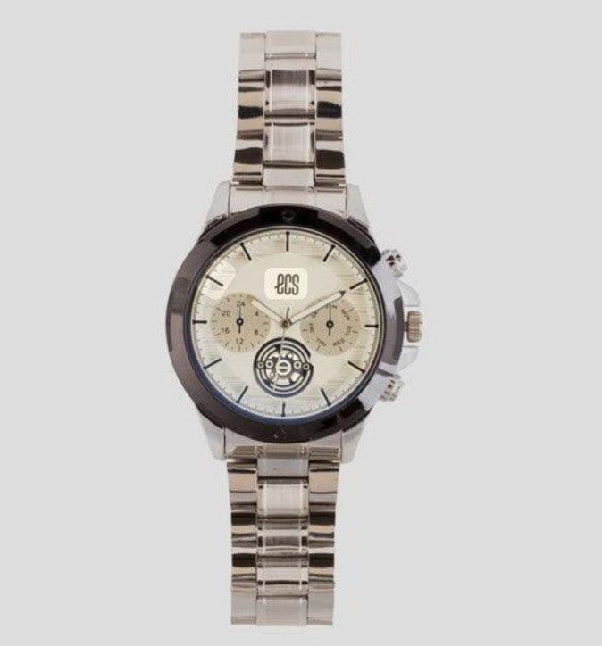 ECS Silver Stainless Steel Chronograph Men's Watch